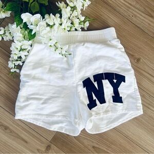 White Zara NY Shorts
